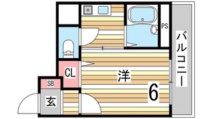 シャミリー深江の物件間取画像